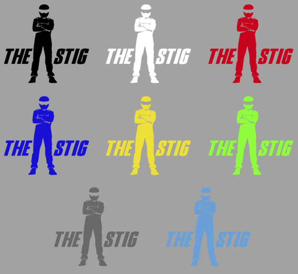Aufkleber I am the Stig